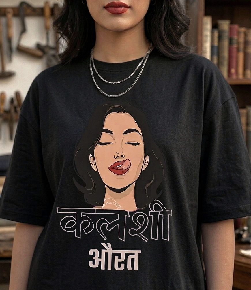 कलेशी औरत - Oversized T-shirt