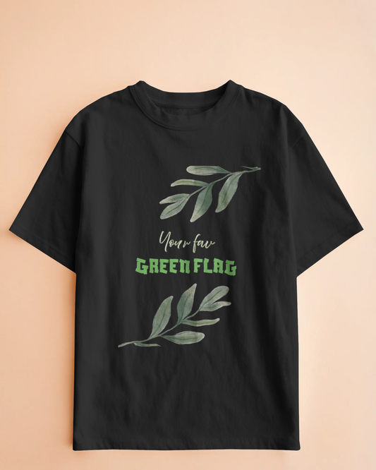 Green Flag Oversized Classic T-Shirt